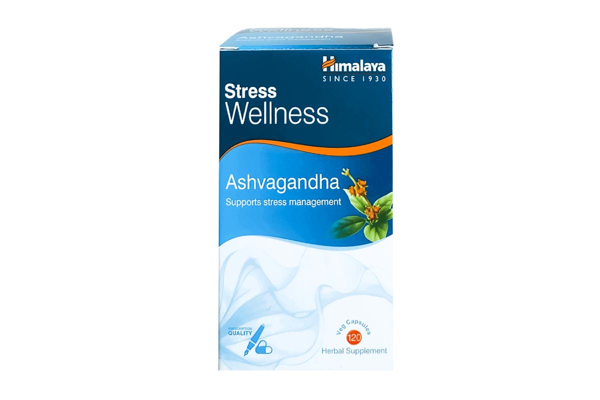 HIMALAYA STRESS WELLNESS ASHVAGANDHA 120 CAPS - Apotek Plus Pharmacy