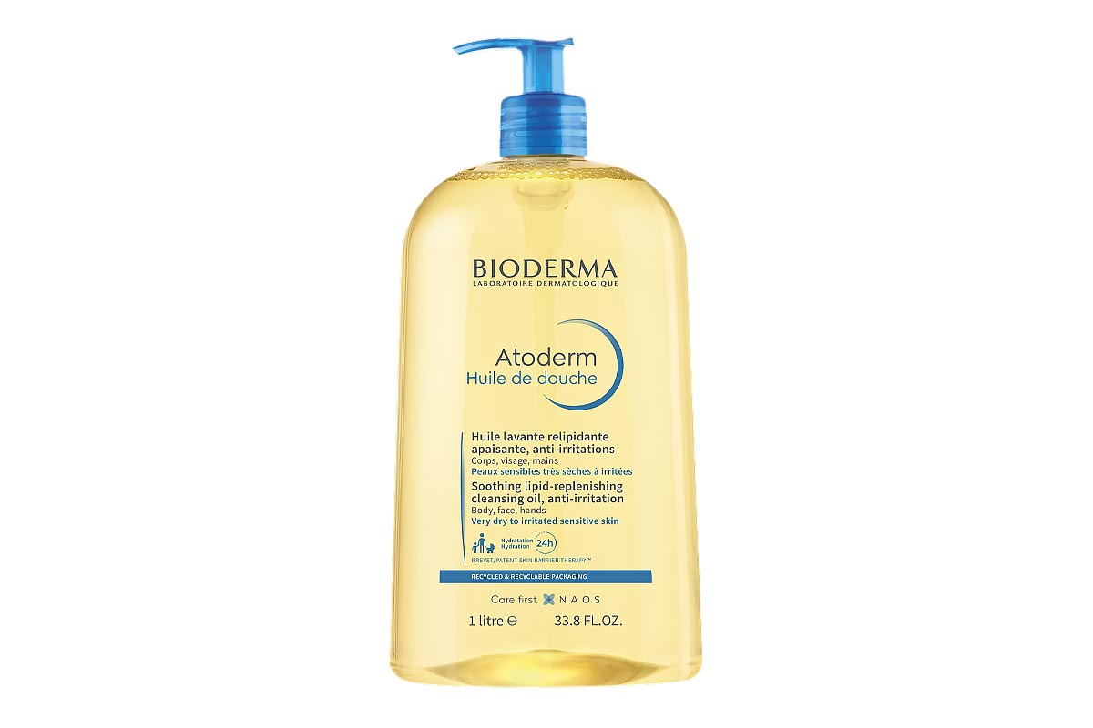 BIODERMA  ATODERM HUILE DE DOUCHE 1 LITRE PUMP - Apotek Plus Pharmacy