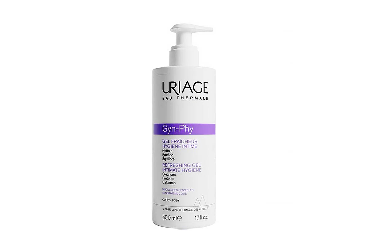 URIAGE GYN-PHY REFRESHING INT CLEANSING GEL 500ML - Apotek Plus Pharmacy