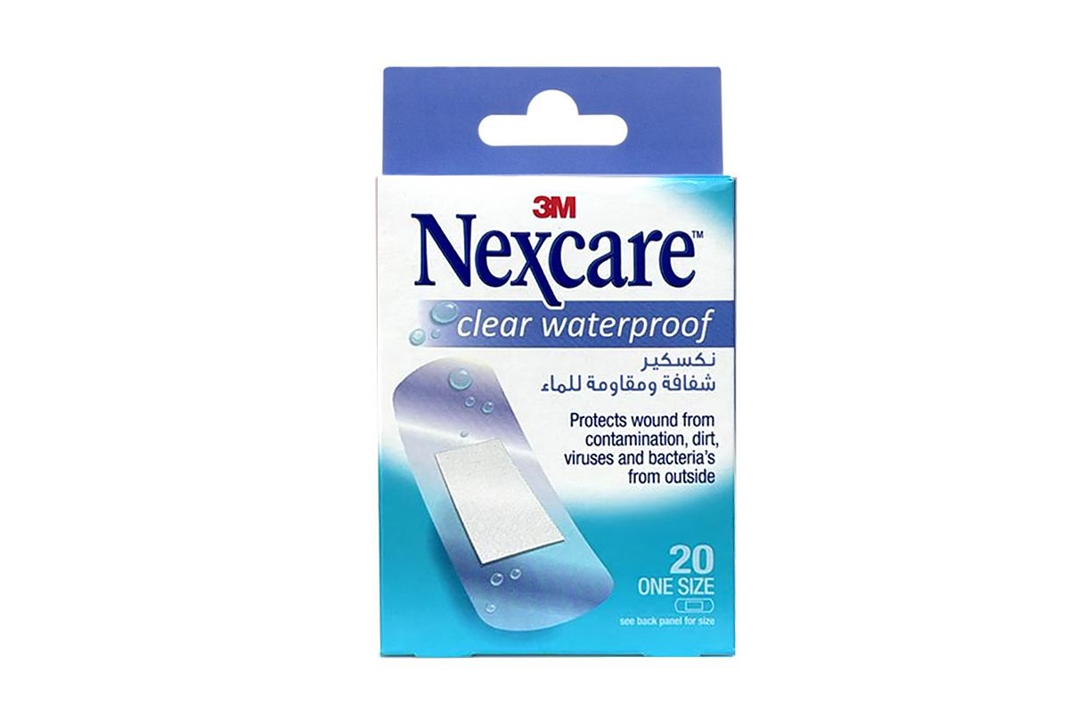 NEXCARE CLEAR WATER PROOF 20PCS - Apotek Plus Pharmacy