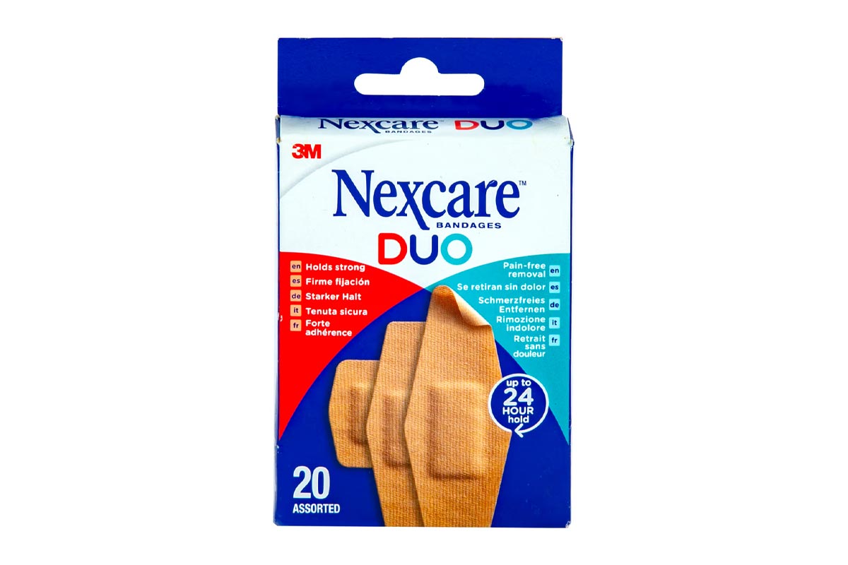 NEXCARE DUO BANDAGES ASSORTED 20PCS - Apotek Plus Pharmacy