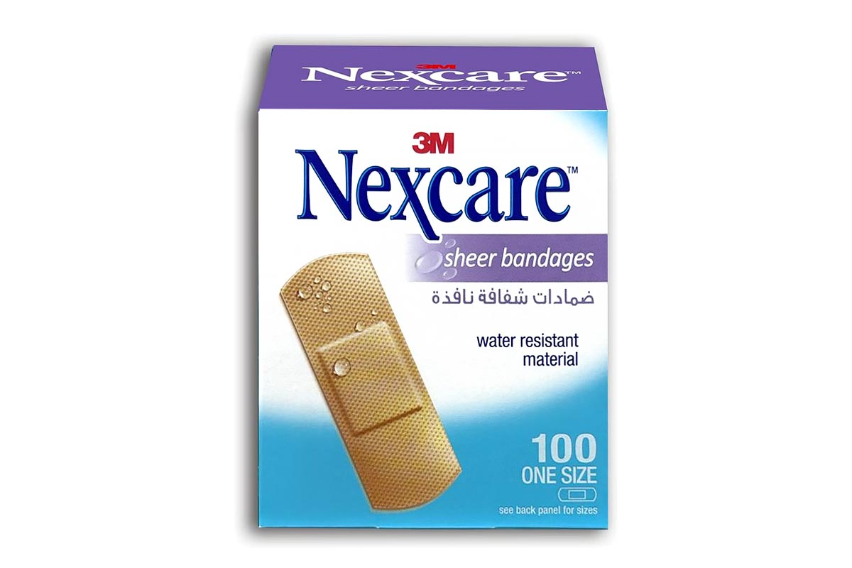 NEXCARE SHEER BANDAGES 100PCS - Apotek Plus Pharmacy