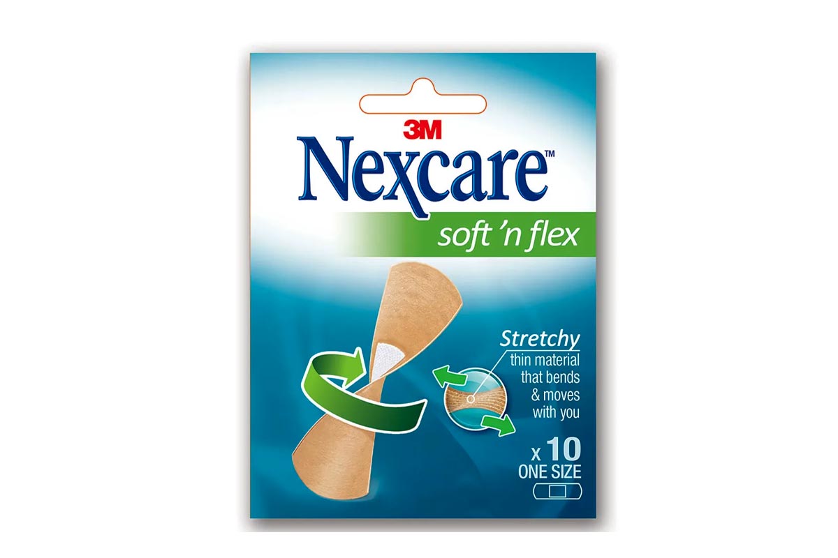 NEXCARE SOFT N FLEX STRIPS 10PCS - Apotek Plus Pharmacy