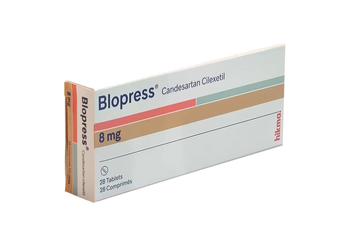 BLOPRESS 8 MG 28 TABLETS - Apotek Plus Pharmacy