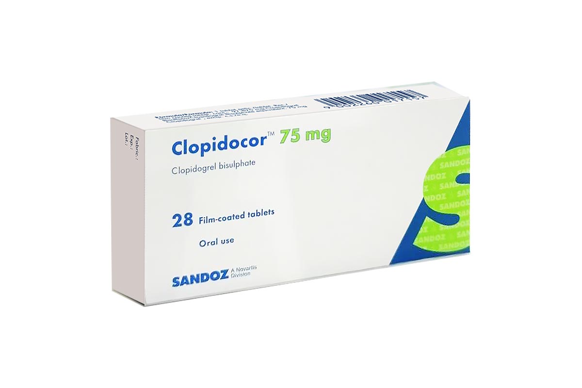 CLOPIDOCOR 75 MG 28 TABLETS - Apotek Plus Pharmacy