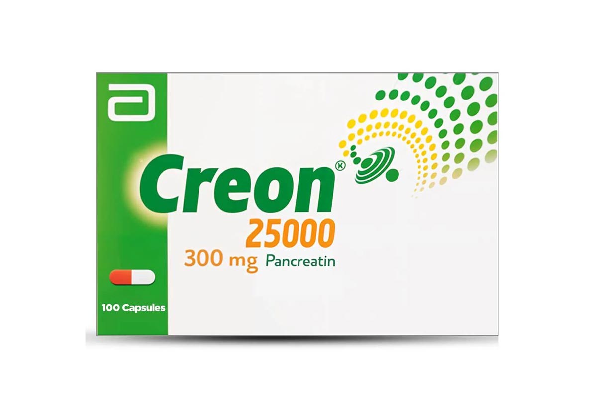 CREON 25000 300MG 100 CAPSULES - Apotek Plus Pharmacy