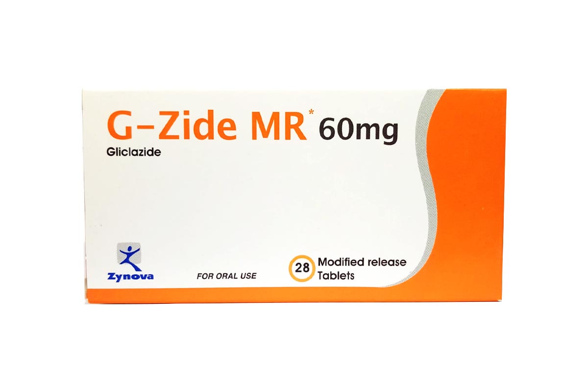 G-ZIDE MR 60MG 28 TABLETS - Apotek Plus Pharmacy