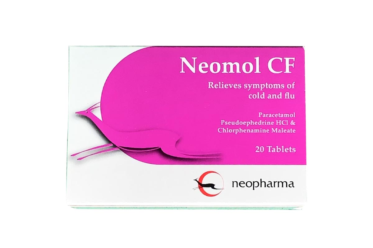 NEOMOL-CF 20 TABLETS - Apotek Plus Pharmacy