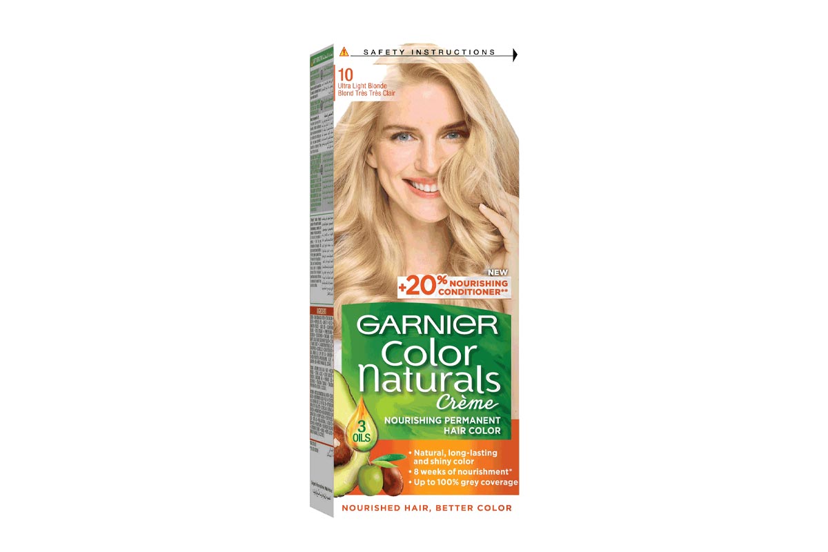 GARNIER NATURAL HAIR COLOR ULTRA LIGHT BLOUNDE 10 - Apotek Plus Pharmacy