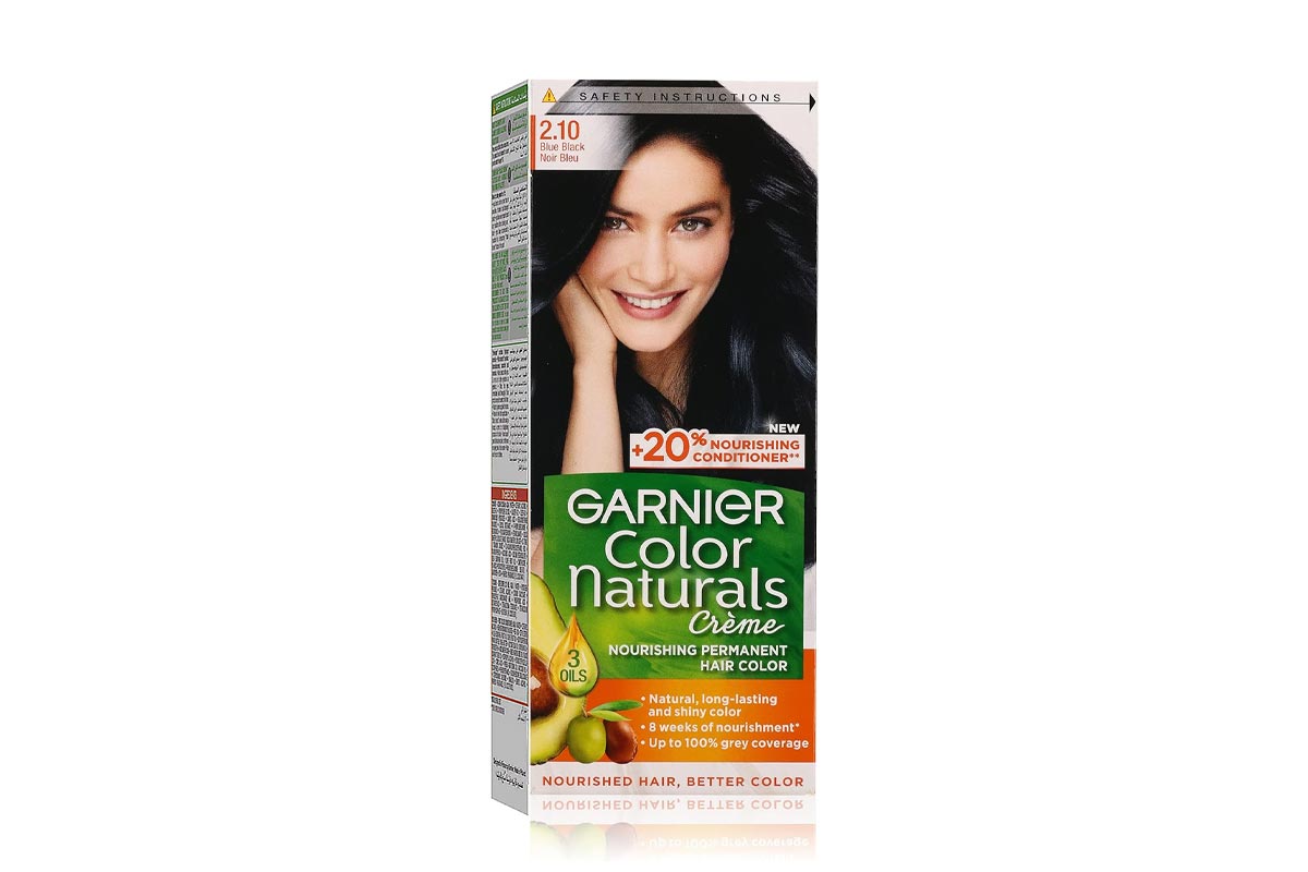 GARNIER NATURAL HAIR COLOR BLUE BLACK 2.10 - Apotek Plus Pharmacy