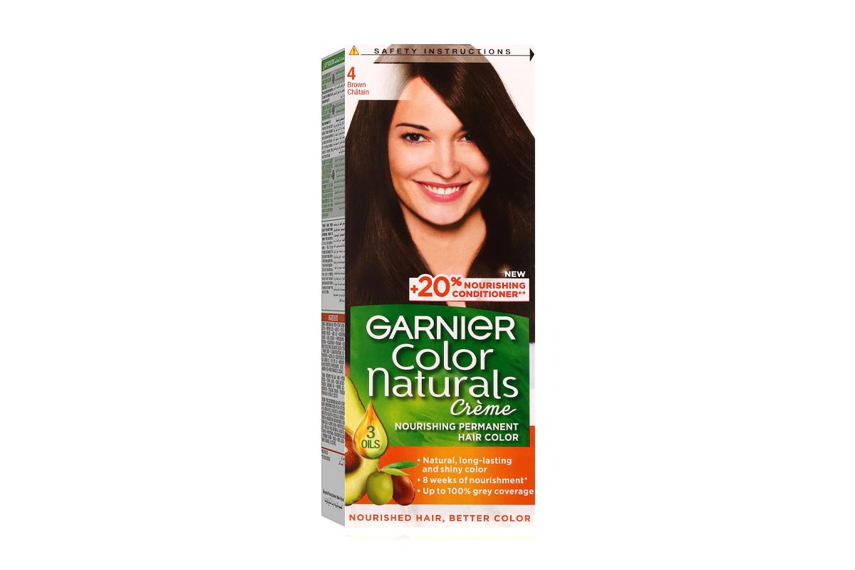 GARNIER NATURAL HAIR COLOR BROWN 4 - Apotek Plus Pharmacy