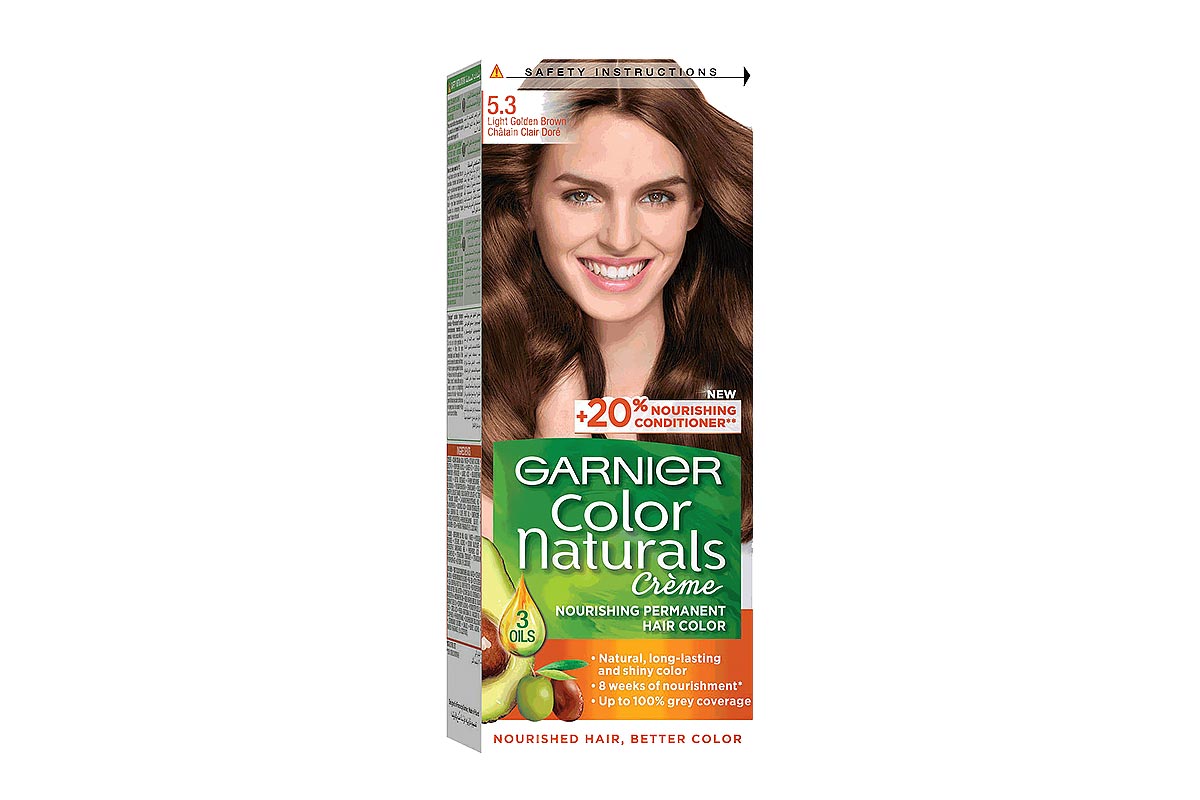 GARNIER NATURAL HAIR COLOR LIGHT GOLDEN BROWN 5.3 - Apotek Plus Pharmacy