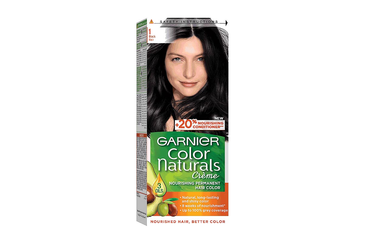 GARNIER NATURAL HAIR COLOR BLACK 1 - Apotek Plus Pharmacy