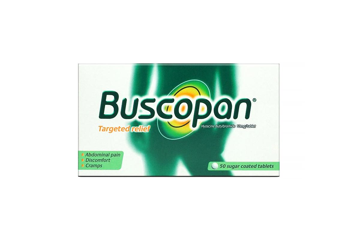 BUSCOPAN 10 MG 50 TABLETS - Apotek Plus Pharmacy