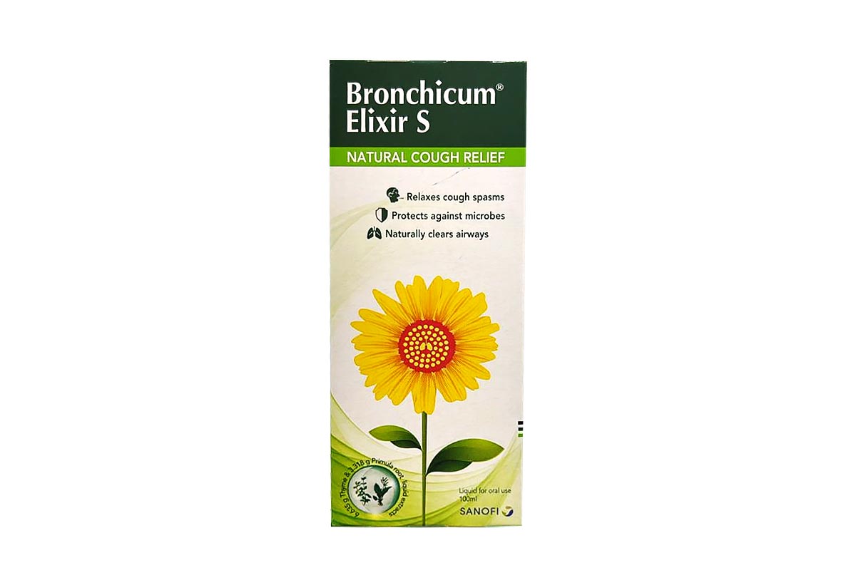 BRONCHICUM ELIXIR S HERBAL 100 ML - Apotek Plus Pharmacy