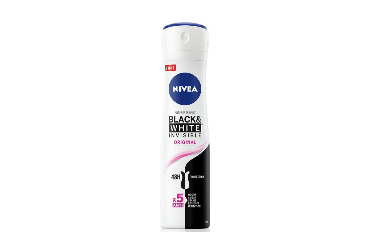 NIVEA DEO SPRAY BLACK AND WHITE ORIGINAL 150 ML - Apotek Plus Pharmacy