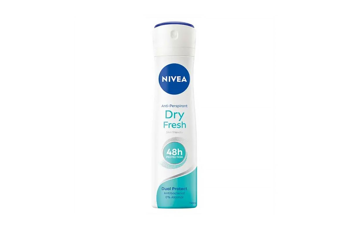 NIVEA DEO SPRAY DRY FRESH 48HRS 150 ML - Apotek Plus Pharmacy