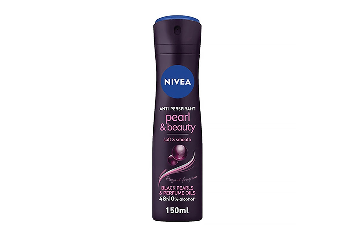 NIVEA DEO SPRAY PEARL AND BEAUTY BLACK 48H 150 ML - Apotek Plus Pharmacy