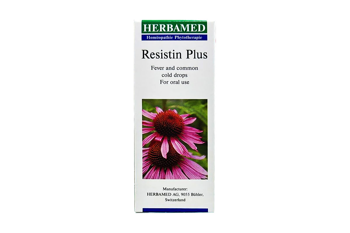 HERBAMED RESISTIN PLUS ORAL DROP 50 ML - Apotek Plus Pharmacy