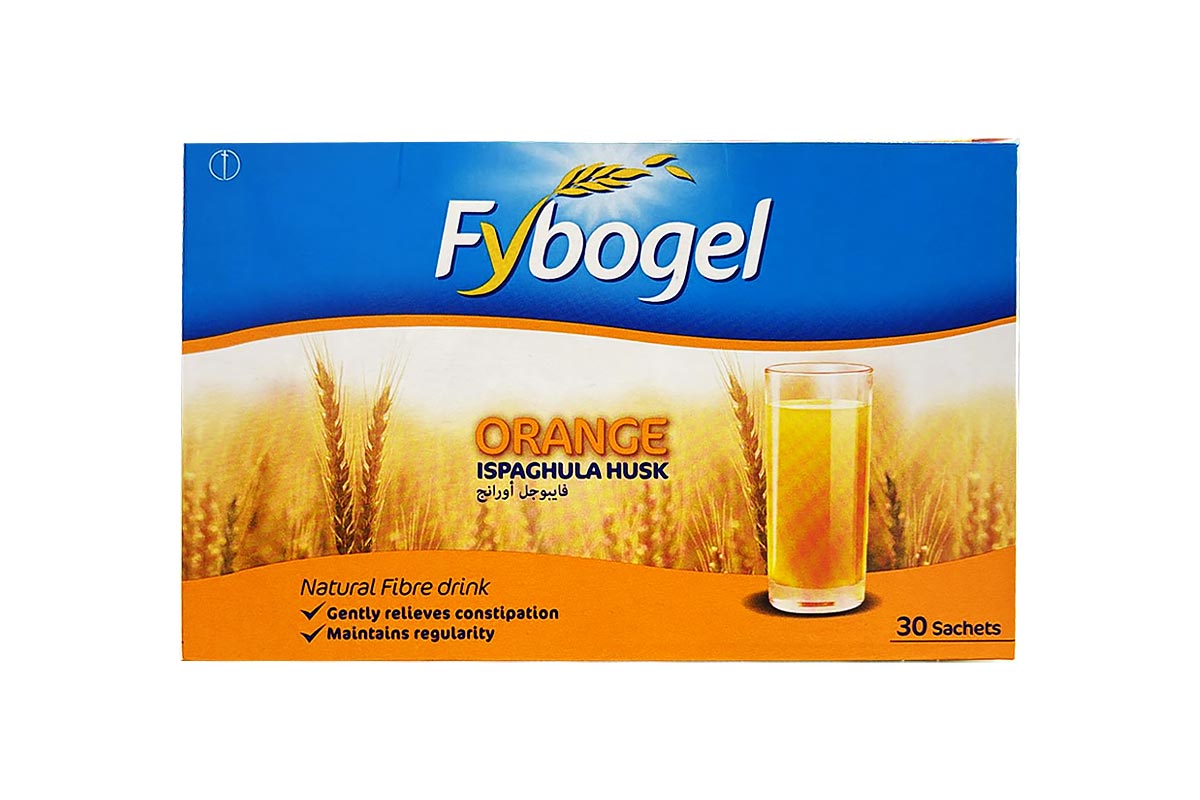 FYBOGEL ORANGE 30 SACHETS - Apotek Plus Pharmacy