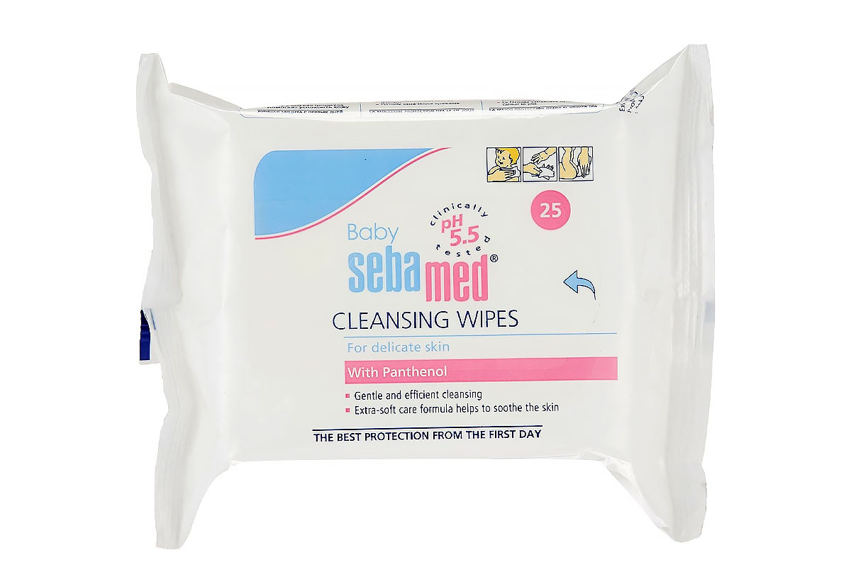 SEBAMED BABY CLEANSING WIPES 25 PIECES - Apotek Plus Pharmacy