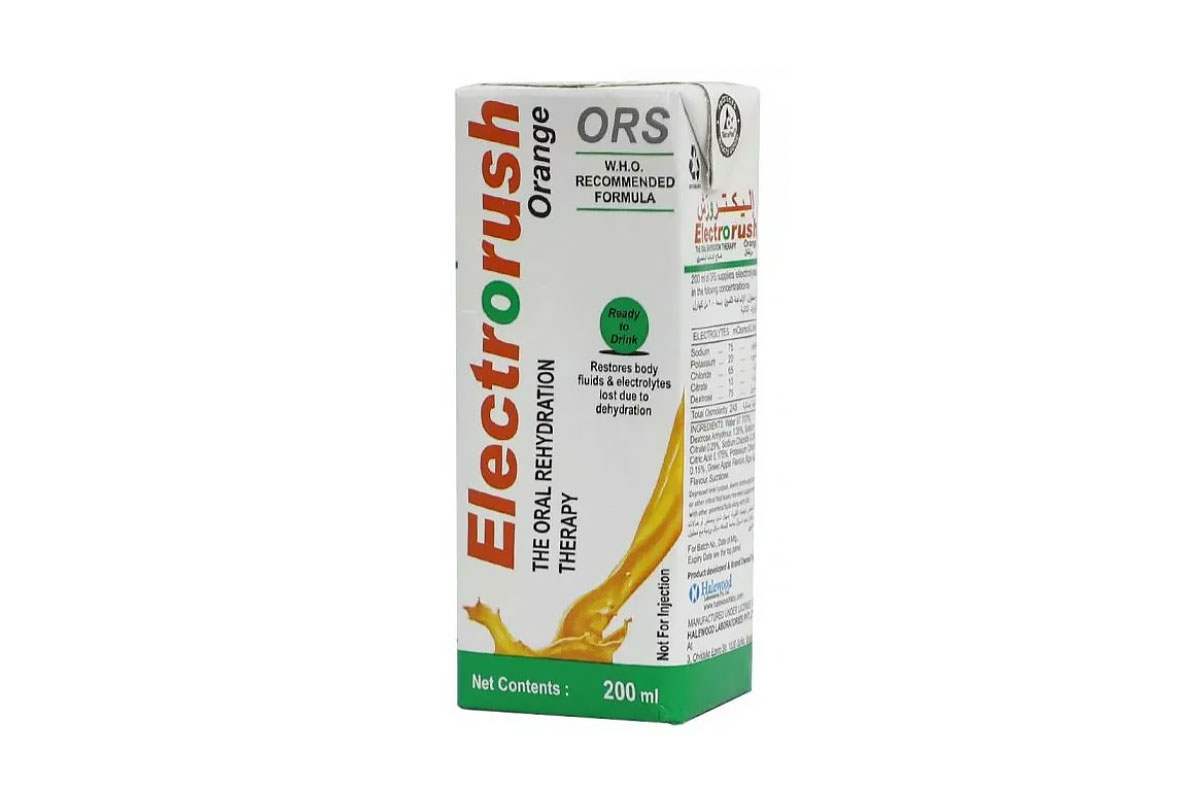ORS ELECTRORUSH ORANGE READY TO DRINK 200 ML - Apotek Plus Pharmacy