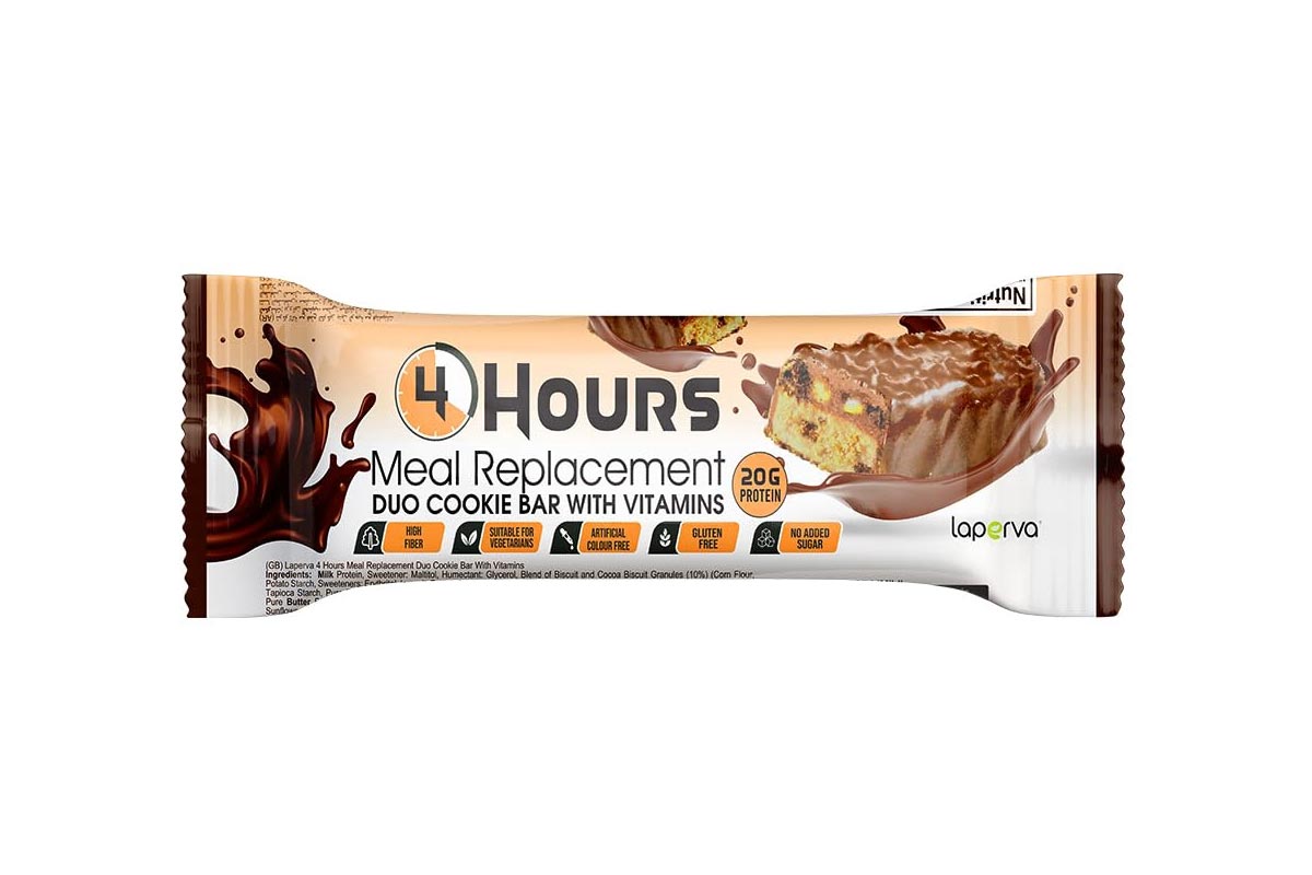 LAPERVA 4 HOURS MEAL REPLACEMENT DUO COOKIE BAR 90GM - Apotek Plus Pharmacy