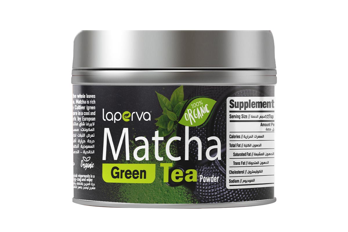 LAPERVA ORGANIC MATCHA GREEN TEA POWDER 30 GM - Apotek Plus Pharmacy