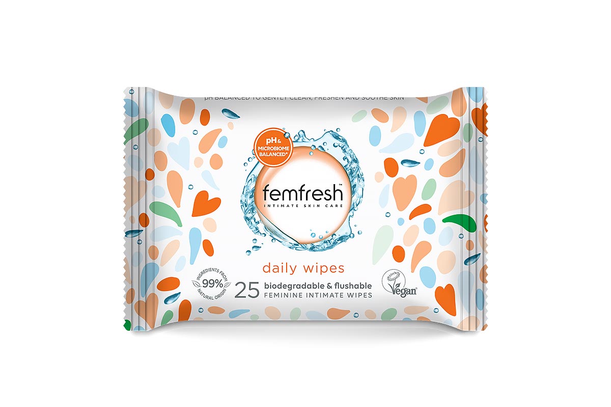 FEMFRESH INTIMATE DAILY WIPES 25 PCS - Apotek Plus Pharmacy