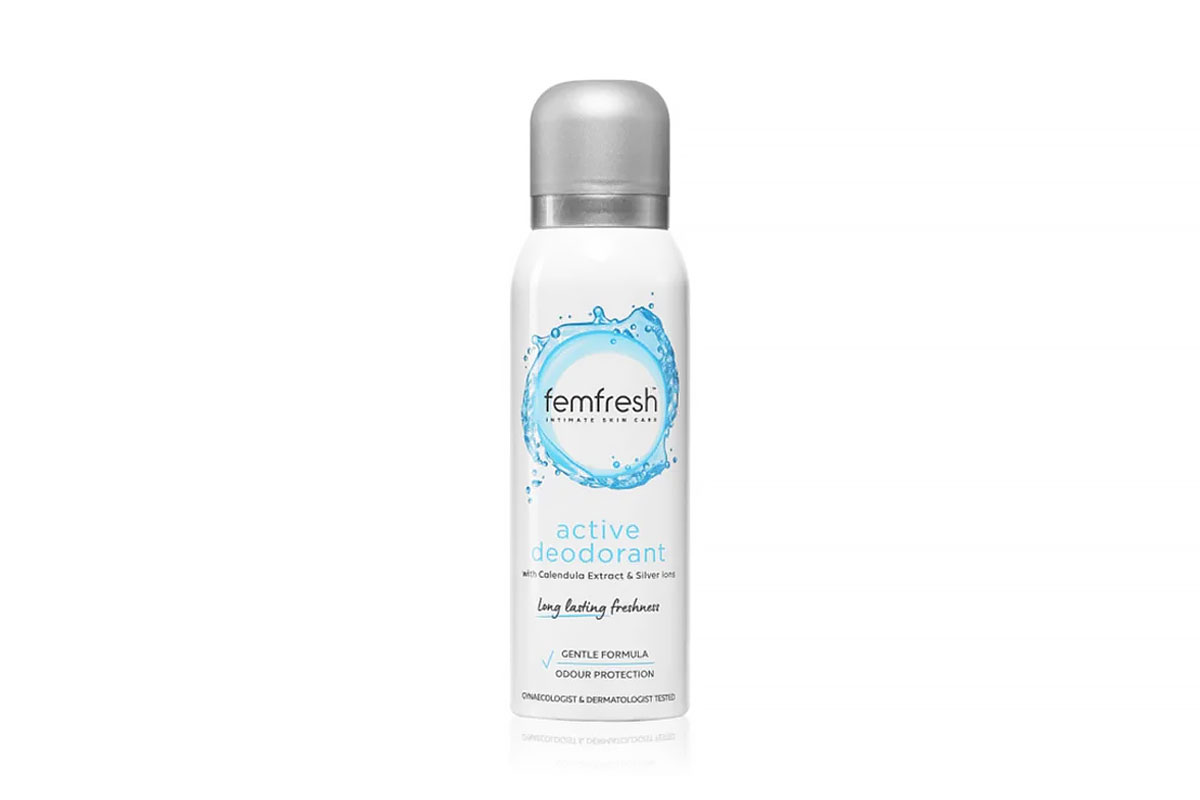 FEMFRESH INTIMATE ACTIVE DEODORANT SPRAY 125 ML - Apotek Plus Pharmacy