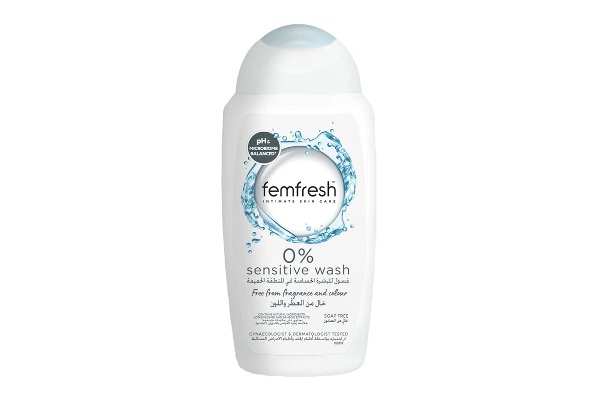 FEMFRESH INTIMATE 0% SENSITIVE WASH 250 ML - Apotek Plus Pharmacy