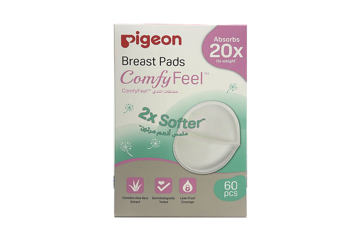 PIGEON COMFY FEEL BREAST PADS 60 PCS - Apotek Plus Pharmacy