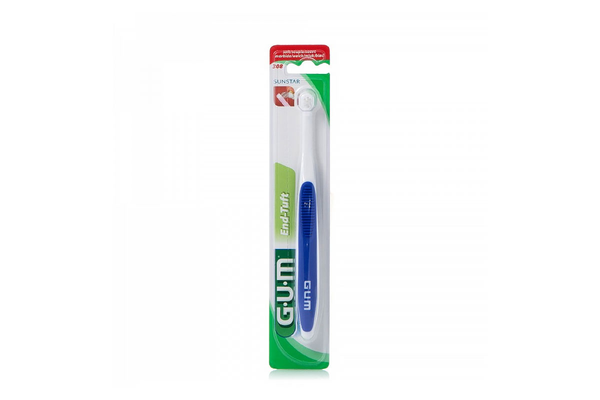 GUM SOFT BRUSH END TUFT TOOTHBRUSH COLOR BLUE 308 N - Apotek Plus Pharmacy