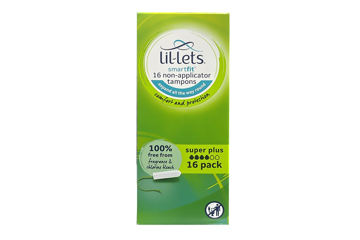 LIL LETS SMARTFIT NON APPLICATORTAMPONS SUPER PLUS 16 TAMPONS - Apotek Plus Pharmacy