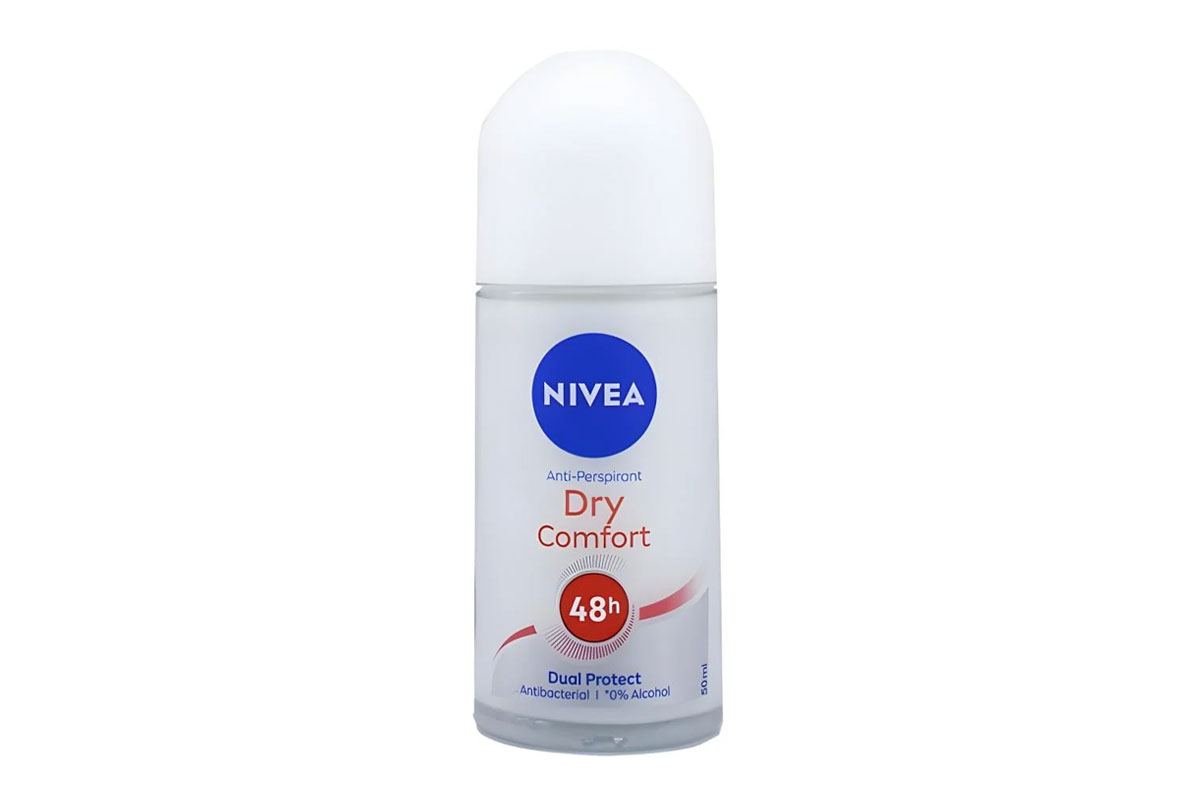 NIVEA DRY COMFORT 48HRS DUAL PROTECT DEO ROLL ON 50ML - Apotek Plus Pharmacy