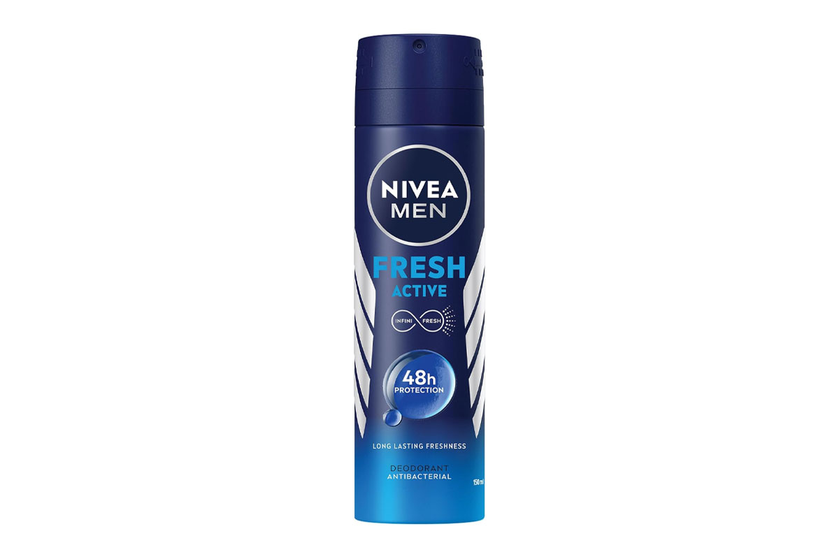 NIVEA MEN FRESH ACTIVE 48HOURS PROTECTION DEODORANT SPRAY 150ML - Apotek Plus Pharmacy