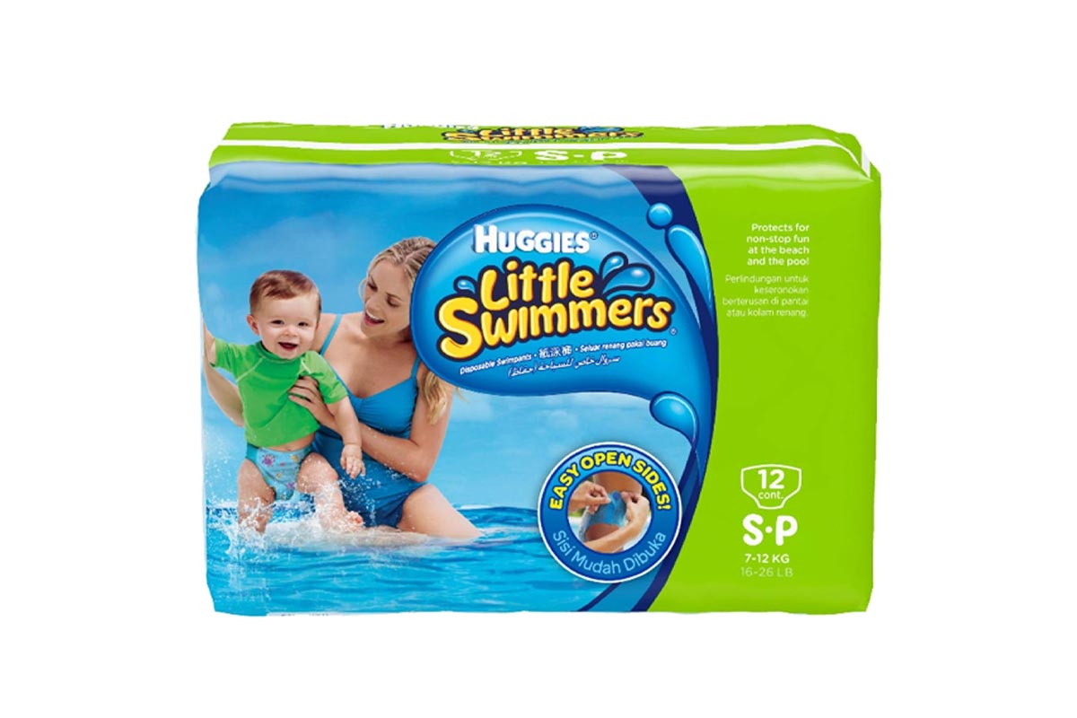 HUGGIES LITTLE SWIMMERS SMALL FROM 7 TO 12 KG 12PANTS - Apotek Plus Pharmacy