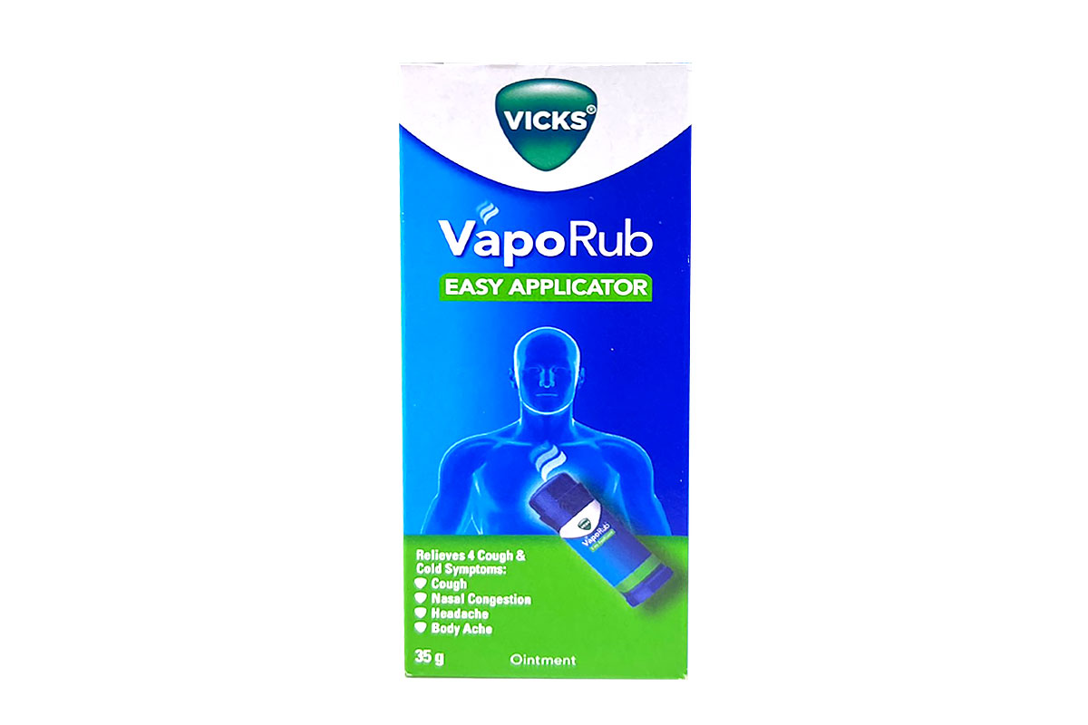 VICKS VAPORUB EASY APPLICATOR 35GM - Apotek Plus Pharmacy