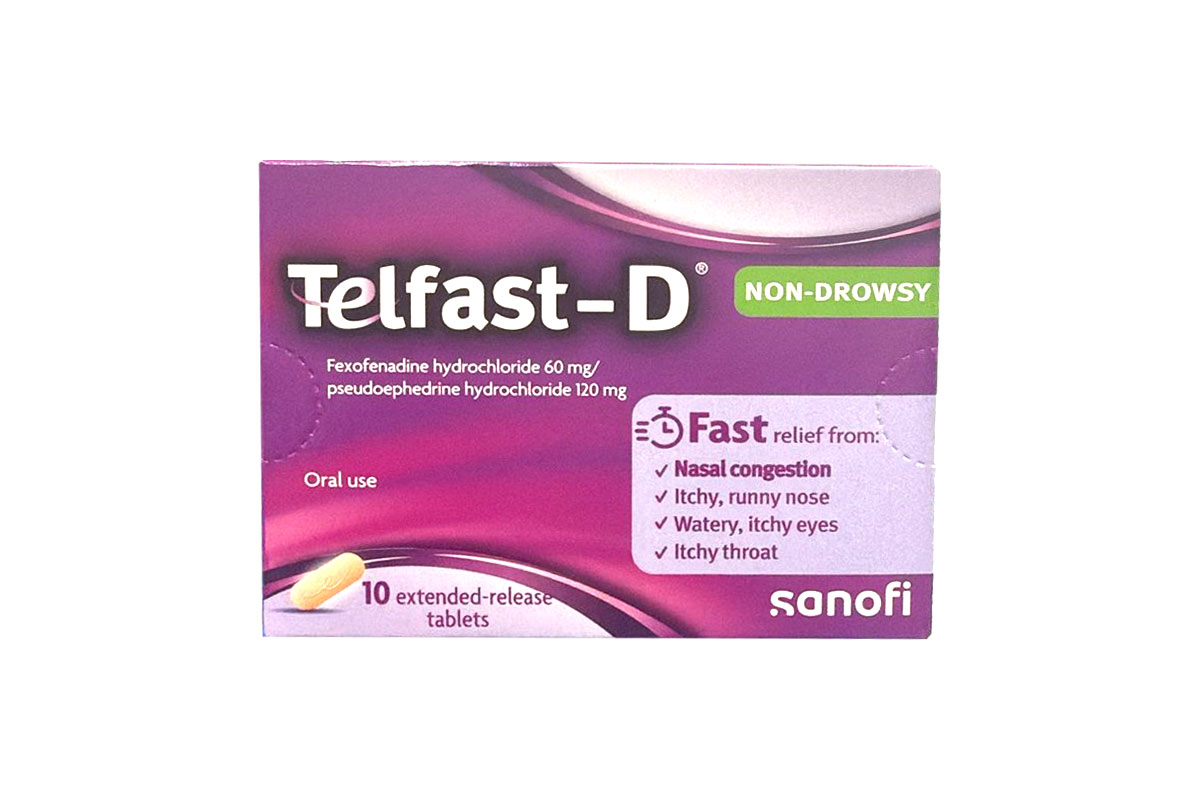 TELFAST D 10 TABLETS - Apotek Plus Pharmacy
