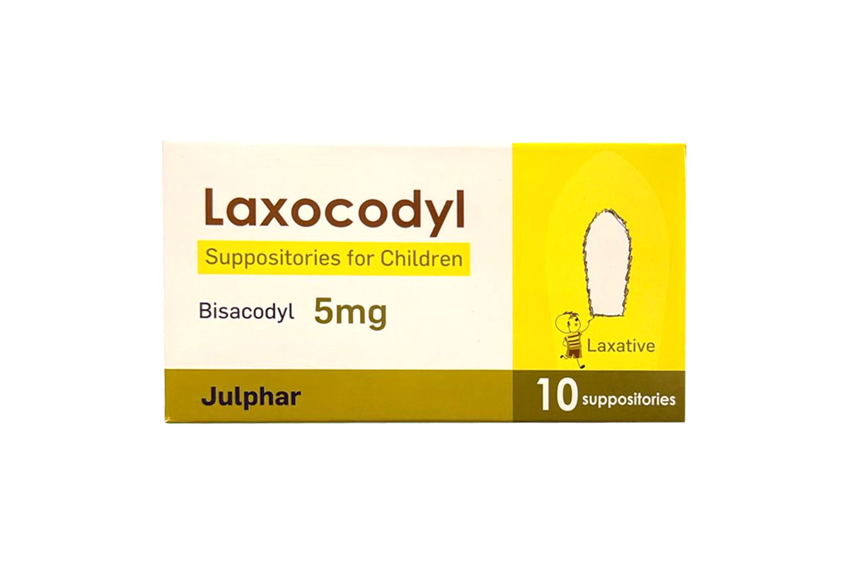 LAXOCODYL 5MG CHILDREN 10 SUPPOSITORIES - Apotek Plus Pharmacy