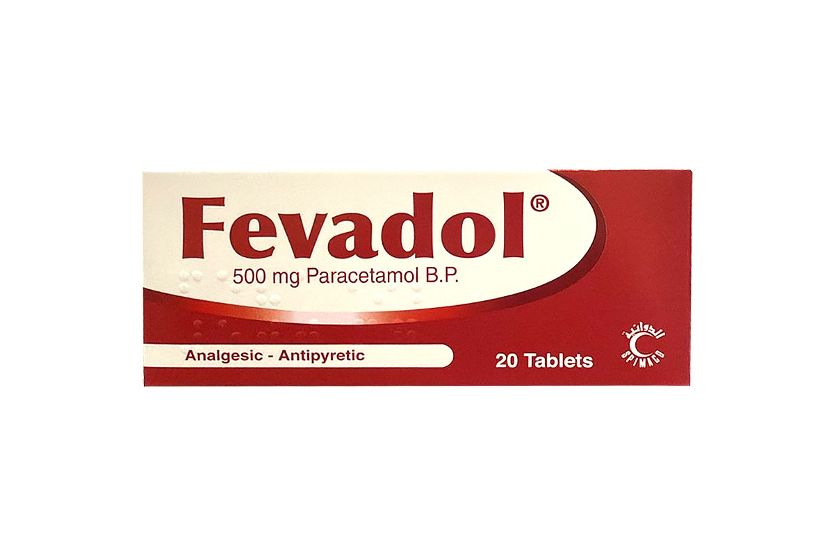FEVADOL 500MG PARACETAMOL 20 TABLETS - Apotek Plus Pharmacy
