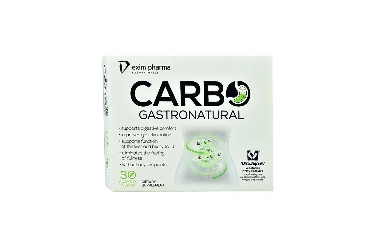 CARBO GASTRONATURAL 30 CAPSULES - Apotek Plus Pharmacy