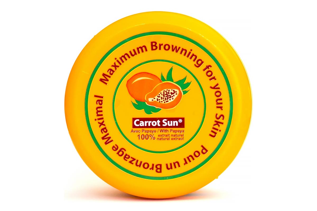 CARROT SUN TANNING PAPAYA CREAM 350ML - Apotek Plus Pharmacy