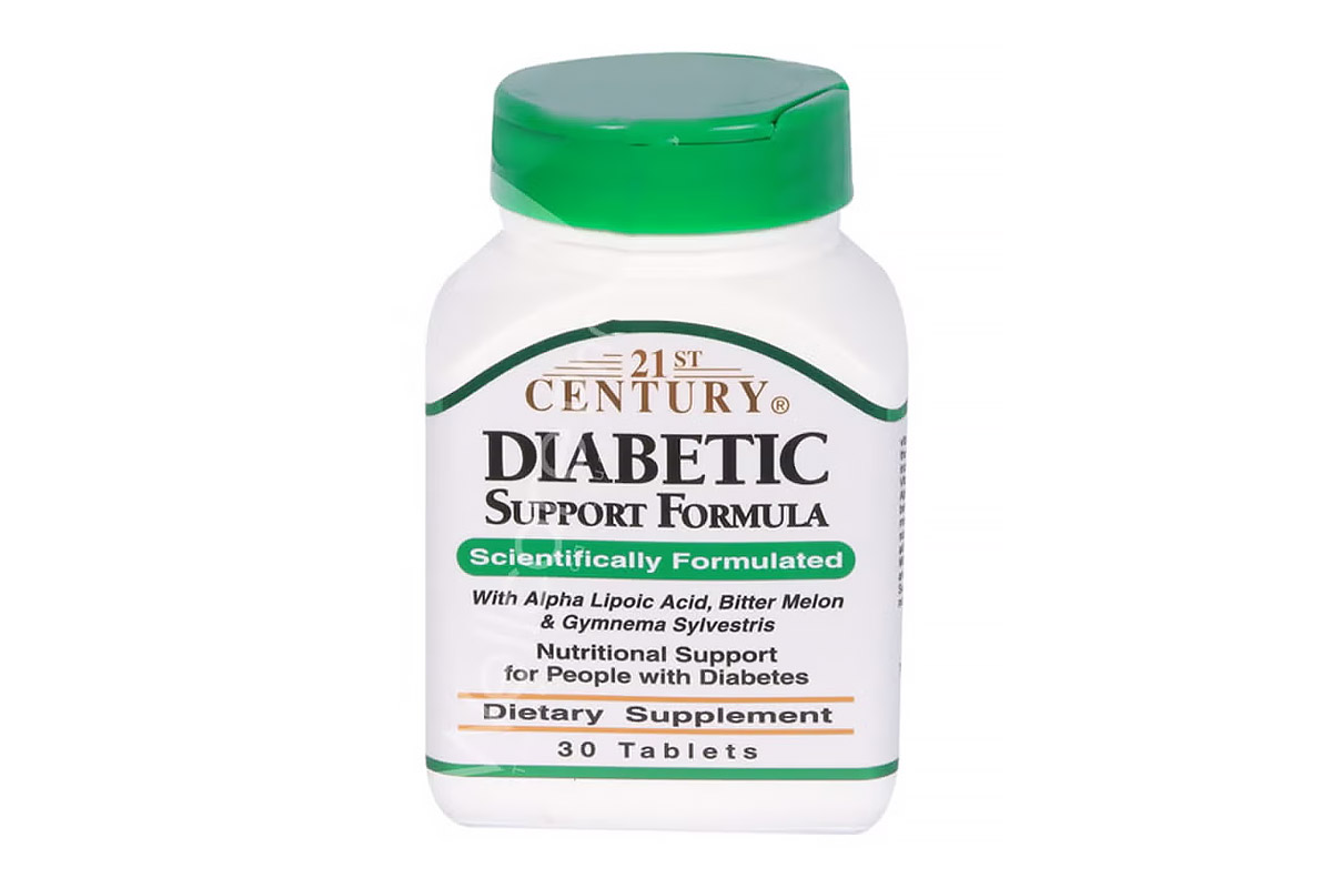 21 CENTURY DIABETIC SUPPORT FORMULA 30 TABLETS - Apotek Plus Pharmacy