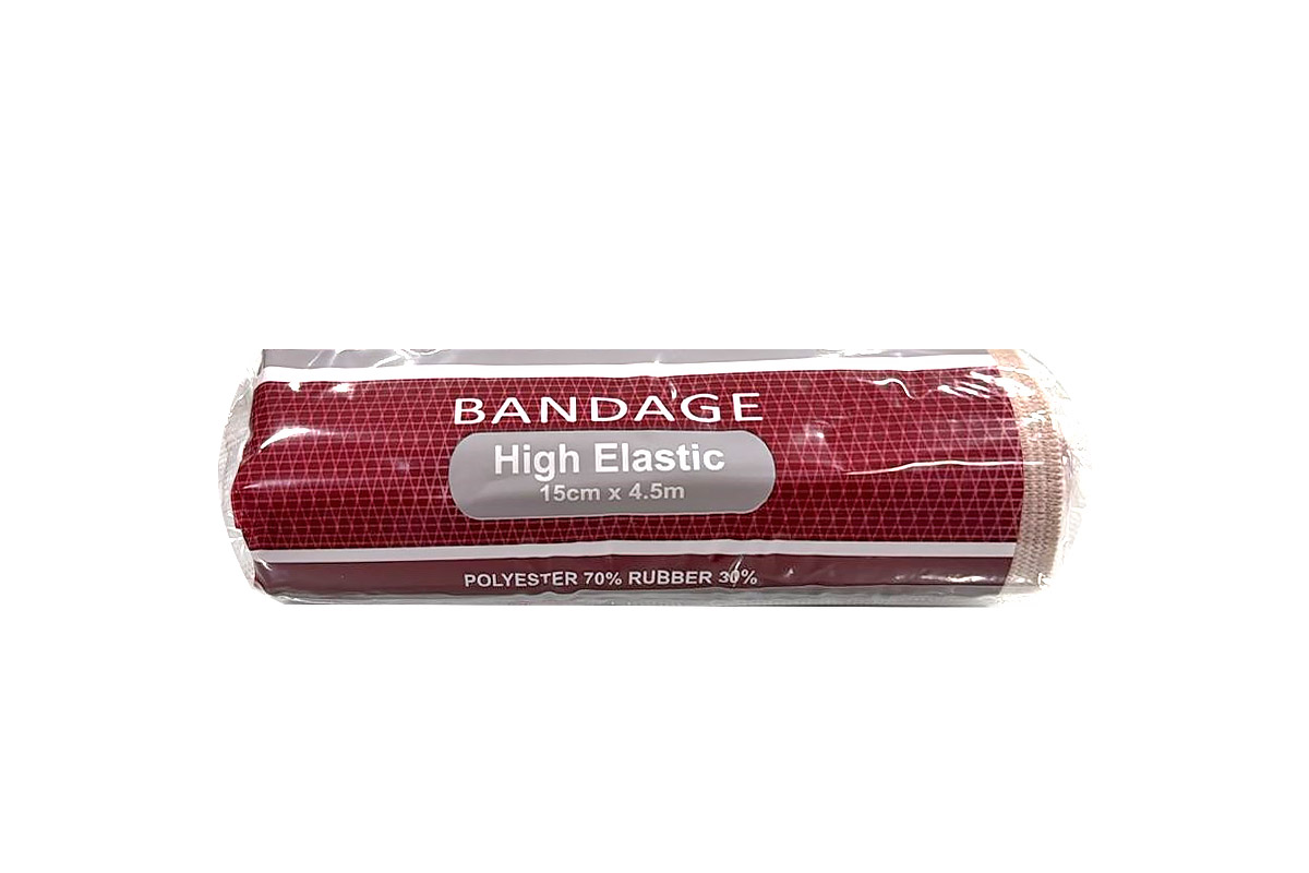 ADVANCE MED HIGH ELASTIC BANDAGE 15CM X 4.5M 1 PIECE - Apotek Plus Pharmacy