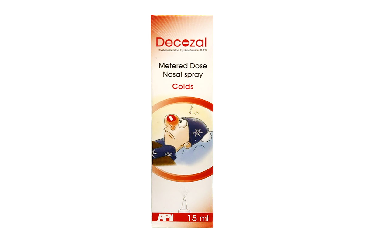 DECOZAL 0.1 PERCENT NASAL SPRAY 15 ML - Apotek Plus Pharmacy