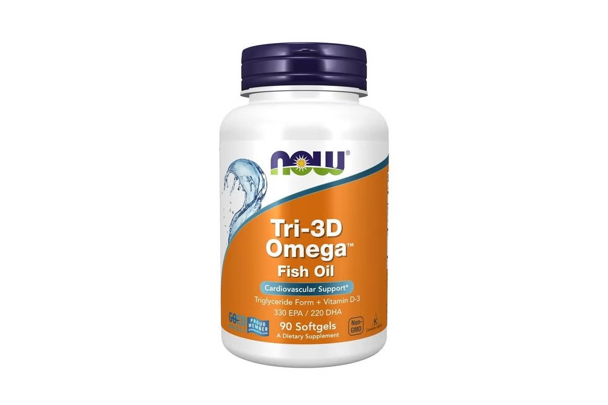 NOW TRI 3D OMEGA FISH OIL 90 SOFTGELS - Apotek Plus Pharmacy