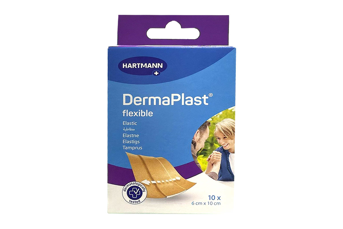 HARTMANN DERMAPLAST FLEXIBLE ELASTIC 10 PLASTERS - Apotek Plus Pharmacy