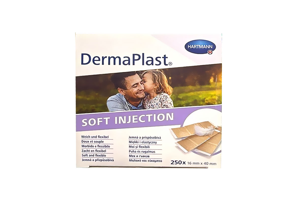 HARTMANN DERMAPLAST SOFT INJECTION 250 PLASTERS - Apotek Plus Pharmacy