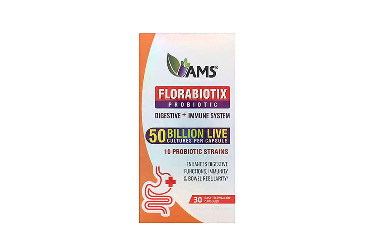 AMS FLORABIOTIX PROBIOTIC 50 BILLION 30 CAPSULES - Apotek Plus Pharmacy